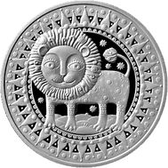  1 рубль 2009 «Знаки зодиака: Лев» Беларусь, фото 1 