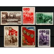  1948. СССР. 1234-1239. 30-летие Всесоюзного Ленинского Коммунистического союза молодежи (ВЛКСМ). 6 марок, фото 1 