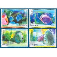  2006. Беларусь. 651-654. Фауна. Аквариумные рыбы. 4 Марки., фото 1 