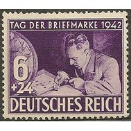  1942. Германия. Рейх. 811. День почтовой марки, фото 1 