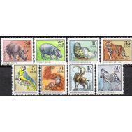  1975. Германия. ГДР. 2030-2037. Фауна. Зоопарк. 8 Марок. MNH., фото 1 