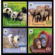  2018. Венгрия. 5984-5987. WWF. Знаменитые животные Земли. 4 марки, фото 1 