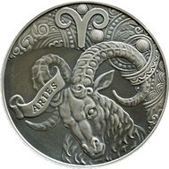  1 рубль 2014 «Зодиакальный гороскоп: Овен» Беларусь, фото 1 