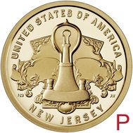  1 доллар 2019 «Лампа накаливания Томаса Эдисона» P (Американские инновации), фото 1 