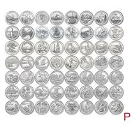  Набор 56 монет-квотеров «Парки США (Прекрасная Америка)» 2010-2021 P, фото 1 