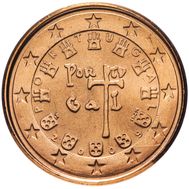  1 евроцент 2009 Португалия, фото 1 