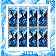  1988. СССР. 5866. День космонавтики. Малый лист, фото 1 