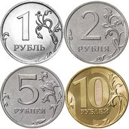  Комплект разменных монет России 2021 г. (4 монеты), фото 1 