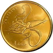  1 доллар 2021 «Кальмар» Остров Муреа, фото 1 