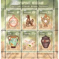  2022. ЛНР. 466-471. Гончарные изделия Мастерской Луганской Народной Республики. Блок, фото 1 