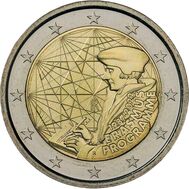  2 евро 2022 «35-летие программы «Эразмус» Италия, фото 1 