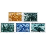  1943. СССР. 756-760. Великая Отечественная война 1941-1945 гг. 5 марок, фото 1 