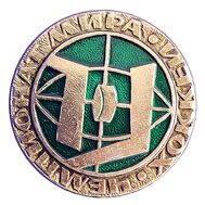  Значок «Хоккей. Чемпионат мира» СССР (зеленый), фото 1 