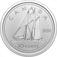  10 центов 2023 Канада, фото 1 