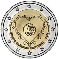  2 евро 2024 «Сердце и душа (Олимпийская команда)» Португалия, фото 1 