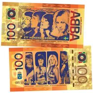  100 крон «ABBA (АББА)» Швеция, фото 1 