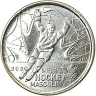  25 центов 2009 «Победа мужской сборной по хоккею на олимпиаде Солт-Лейк-Сити 2002» Канада, фото 1 