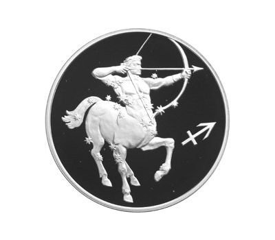  Серебряная монета 3 рубля 2003 «Стрелец», фото 1 