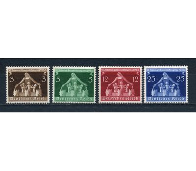  4 почтовые марки «6-й Международный конгресс местного самоуправления» Третий Рейх 1936, фото 1 