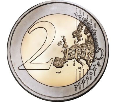  Монета 2 евро 2018 «25 лет Словацкой Республики» Словакия, фото 2 