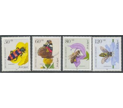  Почтовые марки «Фауна. Насекомые. Бабочки» ФРГ, 1984, фото 1 