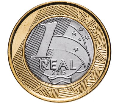 Монета 1 реал 2015 «Олимпиада в Рио-де-Жанейро. Дзюдо» Бразилия, фото 2 