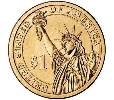  Монета 1 доллар 2012 «21-й президент Честер Артур» США (случайный монетный двор), фото 2 