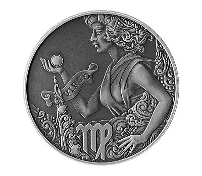  Монета 1 рубль 2015 «Зодиакальный гороскоп: Дева» Беларусь, фото 1 