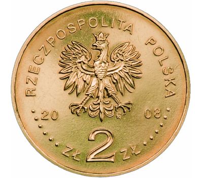  Монета 2 злотых 2008 «Бронислав Пилсудский (1866 — 1918)» Польша, фото 2 