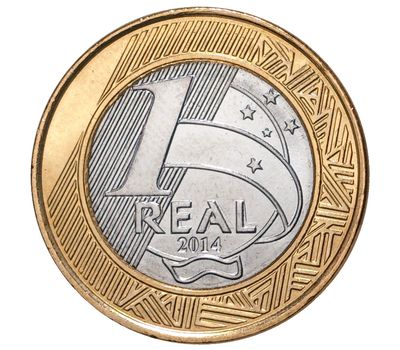  Монета 1 реал 2014 «Олимпиада в Рио-де-Жанейро. Паратриатлон» Бразилия, фото 2 
