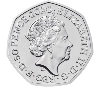  Монета 50 пенсов 2020 «Выход Великобритании из Евросоюза (Brexit)» Великобритания, фото 2 