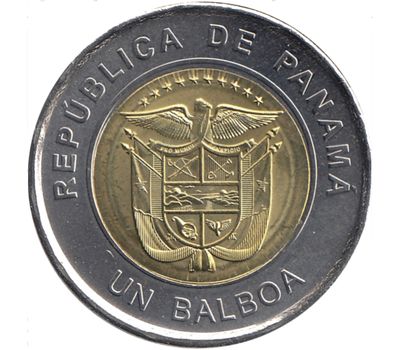  Монета 1 бальбоа 2019 «Всемирный день молодёжи» Панама (цветная), фото 2 