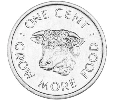  Монета 1 цент 1972 Сейшельские острова, фото 1 