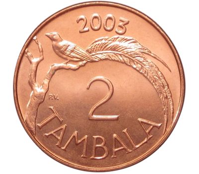  Монета 2 тамбала 2003 Малави, фото 1 