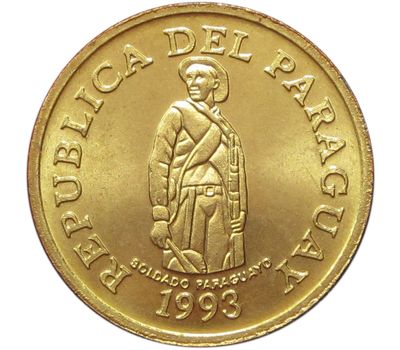  Монета 1 гуарани 1993 Парагвай, фото 2 