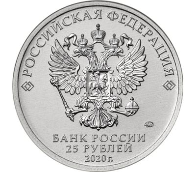  Цветная монета 25 рублей 2019 «Конструктор Ф.Ф. Петров, М-30», фото 2 