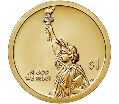  Монета 1 доллар 2020 1 доллар 2020 «Космический телескоп «Хаббл» P (Американские инновации), фото 2 