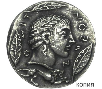  Монета статер 255 до н.э. Карфаген (копия), фото 1 