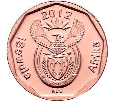  Монета 10 центов 2012 «Калла» ЮАР, фото 2 