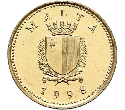  Монета 1 цент 1998 «Ласка» Мальта, фото 2 