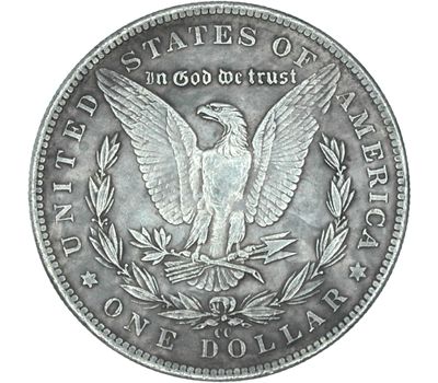  Коллекционная сувенирная монета хобо никель 1 доллар 1895 «Лев» США, фото 2 