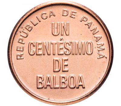  Монета 1 сентесимо 2018 Панама, фото 2 