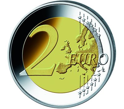  Монета 2 евро 2022 «Федеральная земля Тюрингия. Замок Вартбург» Германия, фото 2 