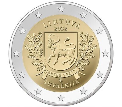 Монета 2 евро 2022 «Сувалкия» Литва, фото 1 
