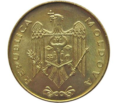  Монета 50 бани 2008 Молдова, фото 2 