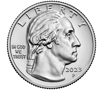  Монета 25 центов 2023 «Эдит Канакаоле» (Выдающиеся женщины США) P, фото 3 