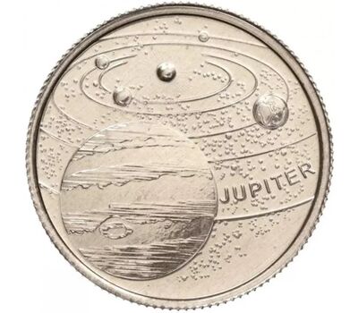  Набор монет 1 куруш 2022 «Планеты Солнечной Системы» Турция, фото 9 