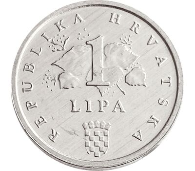  Монета 1 липа 1995 «ФАО — кукуруза» Хорватия, фото 2 