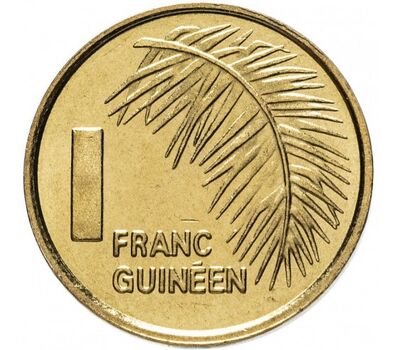  Монета 1 франк 1985 Гвинея, фото 1 