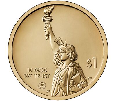  Монета 1 доллар 2024 «Дефибриллятор. Бернард Лаун. Мэн» D (Американские инновации), фото 2 